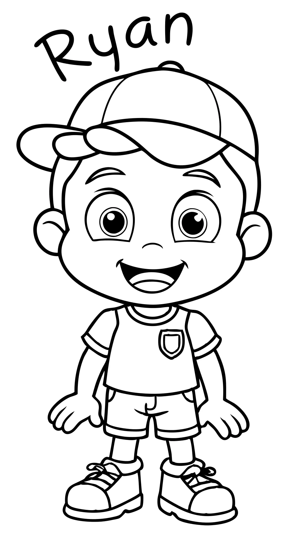 ryan coloring pages